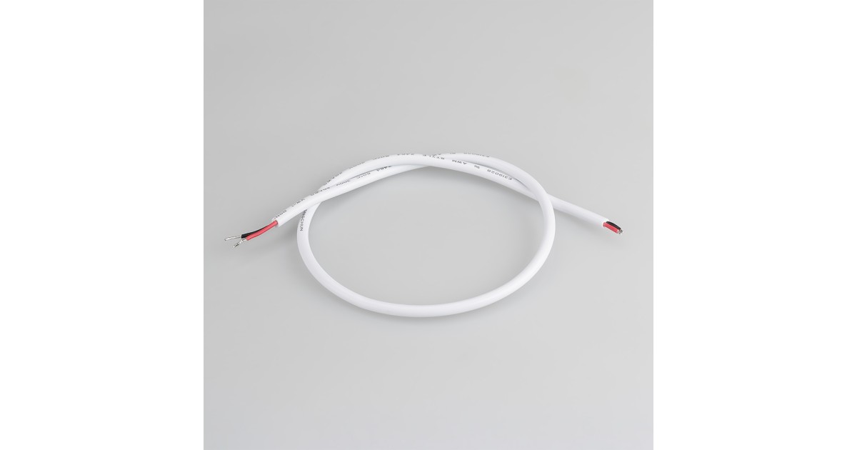 Купить Провод питания ARL-MOONLIGHT-20AWG-2W-D4.5-CU-500 White 025548 Arlight оптом в Москве