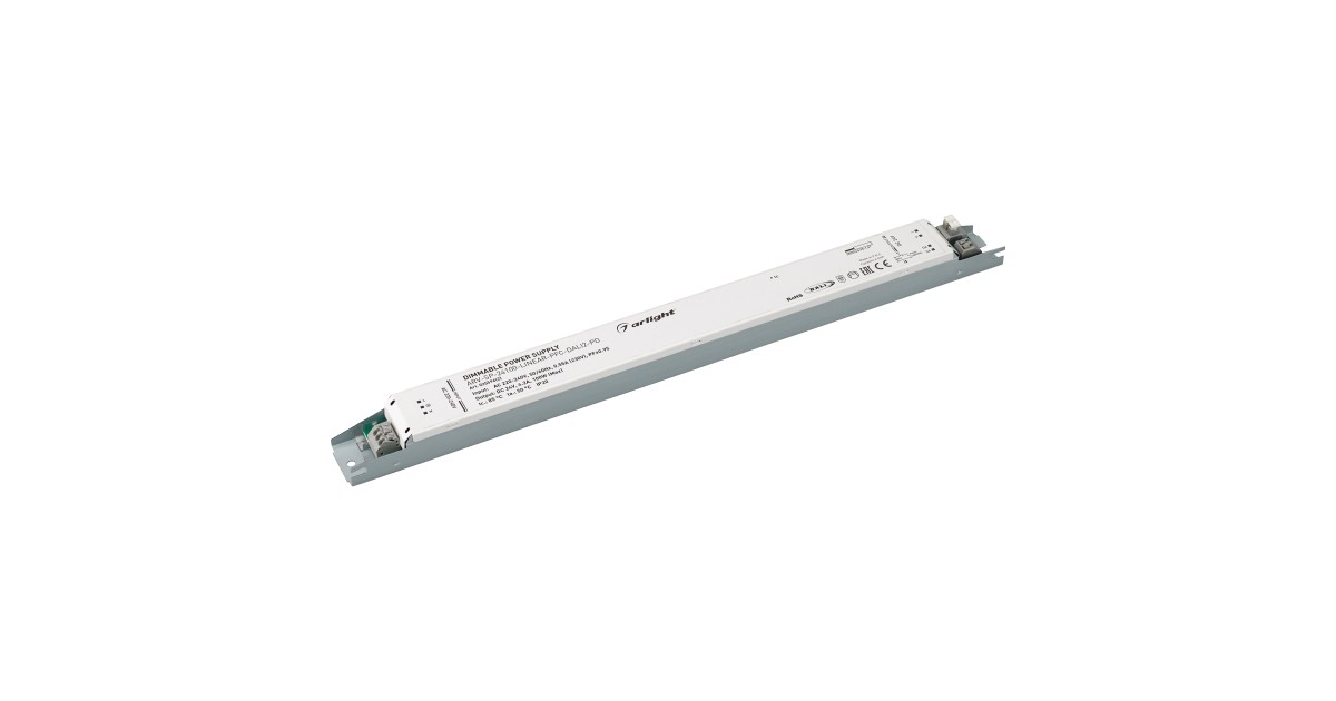 Купить Блок питания ARV-SP-24100-LINEAR-PFC-DALI2-PD (24V, 4.2A, 100W) 025596(2) Arlight оптом в Москве