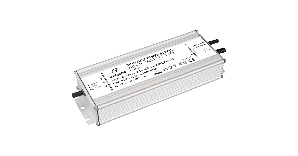 Купить Блок питания ARPV-UH24400-PFC-0-10V (24V, 16.7A, 400W) 031043 Arlight оптом в Москве
