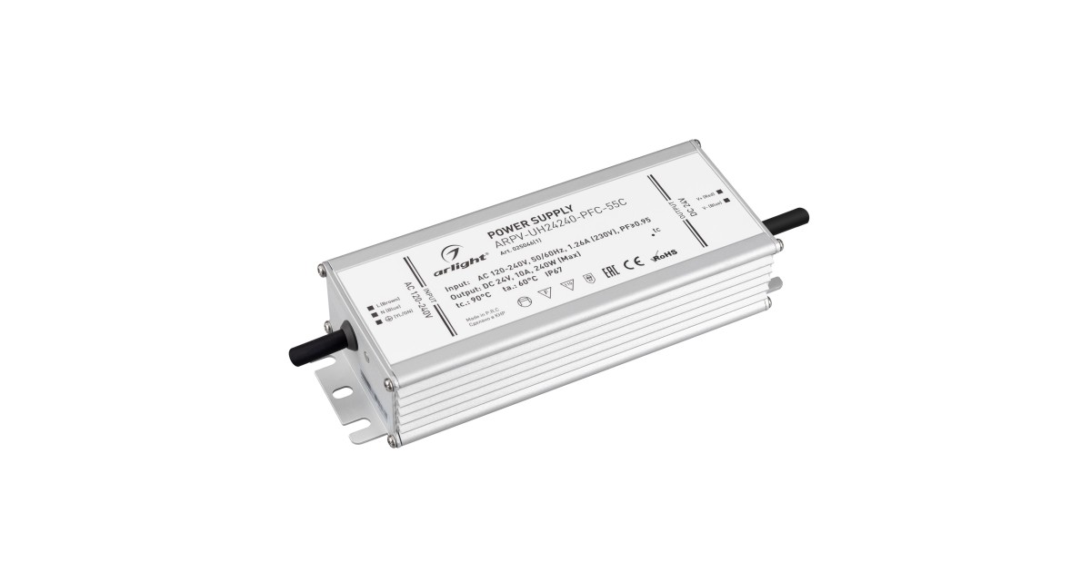 Купить Блок питания ARPV-UH24240-PFC-55C (24V, 10.0A, 240W) 025046(1) Arlight оптом в Москве