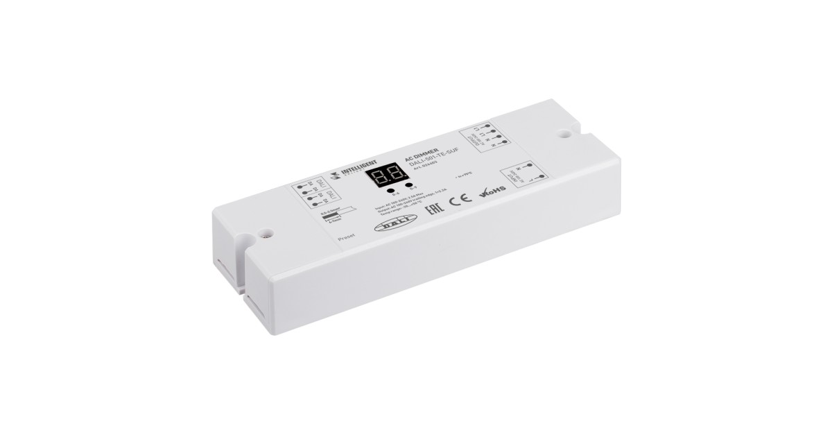 Купить INTELLIGENT ARLIGHT Диммер DALI-501-TE-SUF (230V, 2.2A) 026403 Arlight оптом в Москве