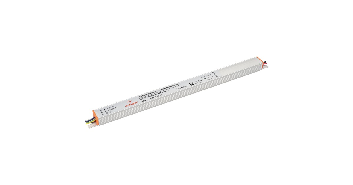 Купить Блок питания ARV-12036-LONG-D (12V, 3A, 36W) 026419(1) Arlight оптом в Москве