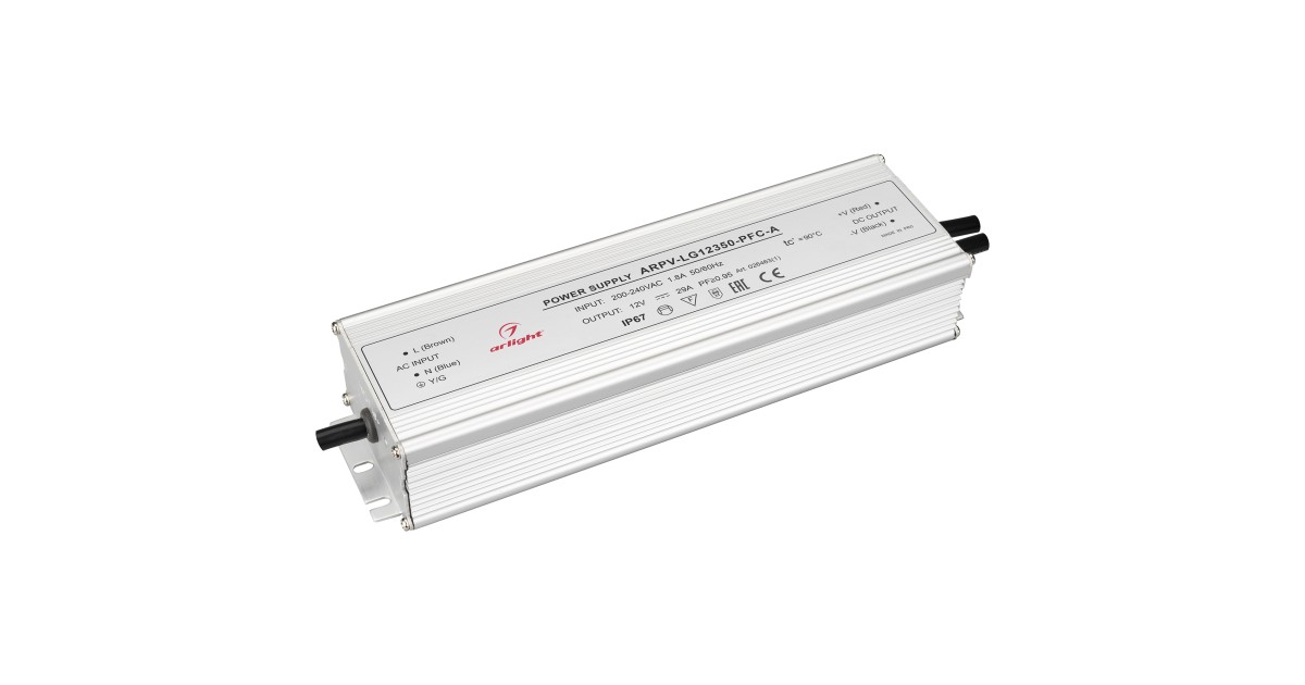 Купить Блок питания ARPV-LG12350-PFC-A (12V, 29.0A, 350W) 026463(1) Arlight оптом в Москве