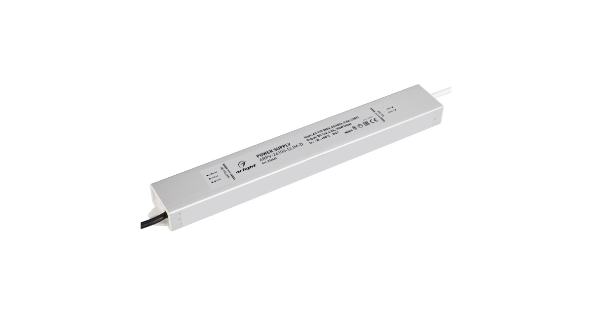 Купить Блок питания ARPV-24100-SLIM-D (24V, 4.2A, 100W) 026664 Arlight оптом в Москве