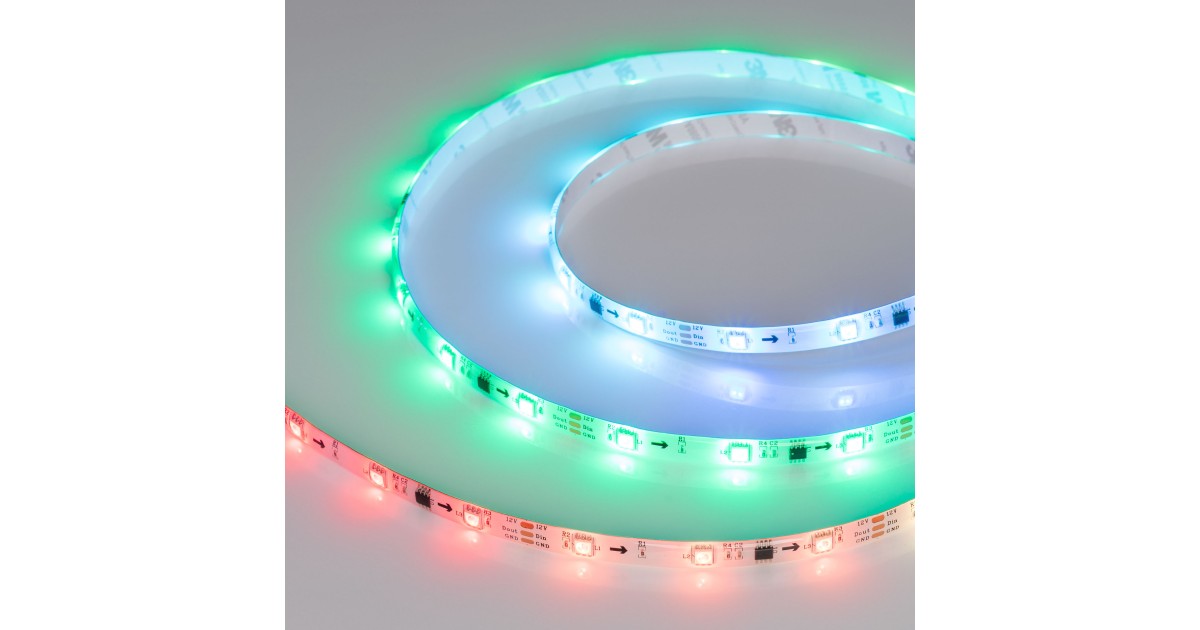 Купить Лента герметичная SPI-SE-B30-10mm 12V RGB-PX3 (7.2W/m, IP65, 5060, 5m) 026369(2) Arlight оптом в Москве
