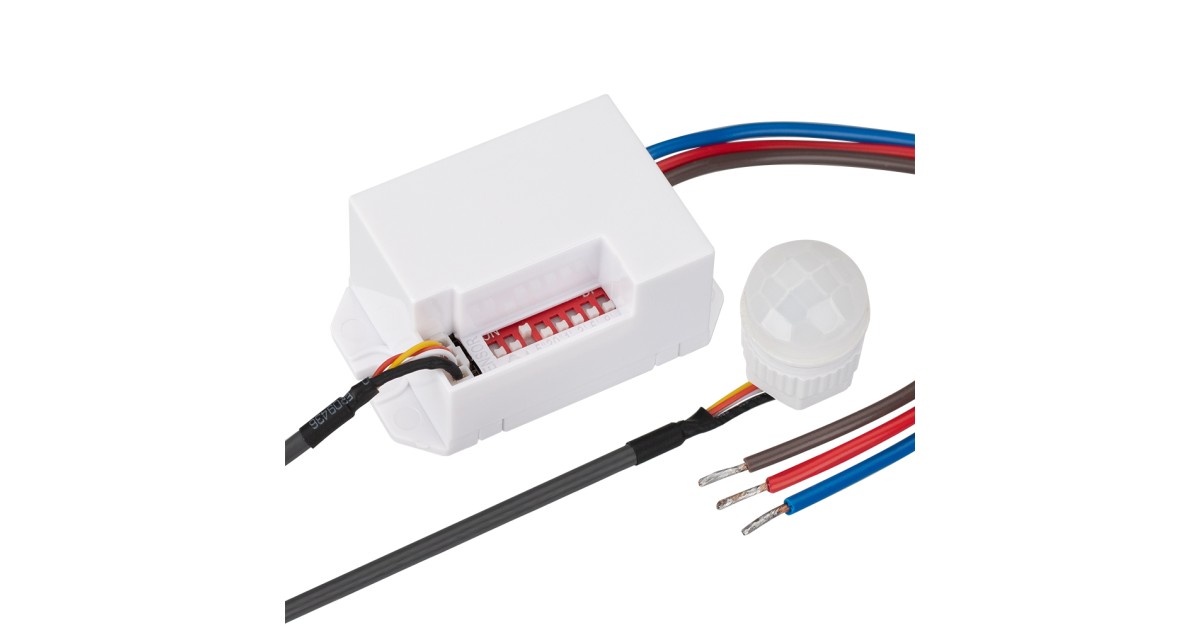 Купить Датчик движения PRIME-PIR-IN-360-230V-MULTI (56x33mm, 800W, IP20) 027387 Arlight оптом в Москве