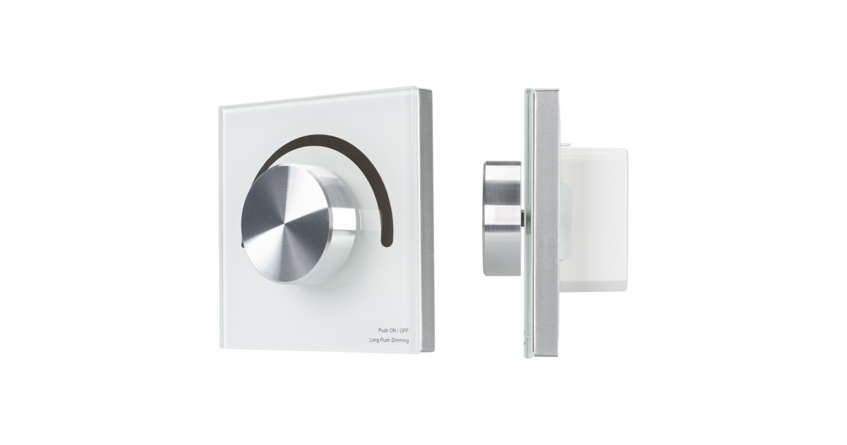 Купить Панель SMART-P90-DIM-G-IN White (230V, Rotary, 2.4G) 028424 Arlight оптом в Москве