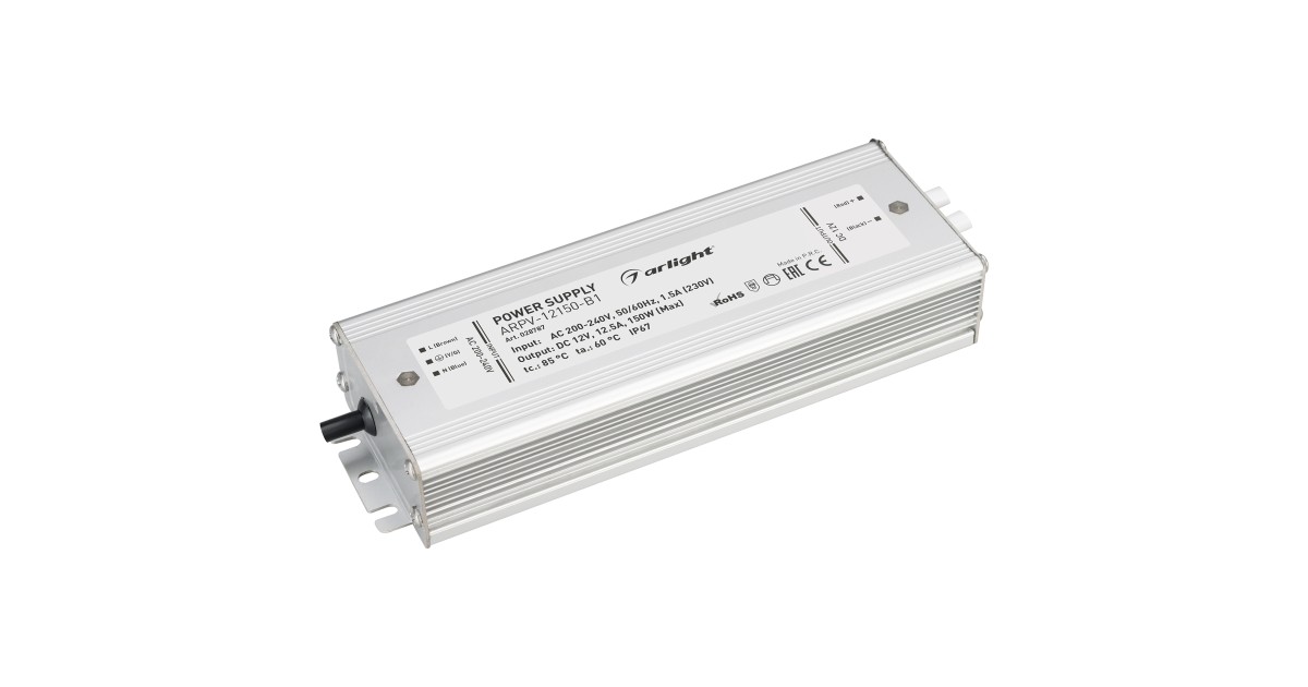 Купить Блок питания ARPV-12150-B1 (12V, 12,5A, 150W) 028787 Arlight оптом в Москве