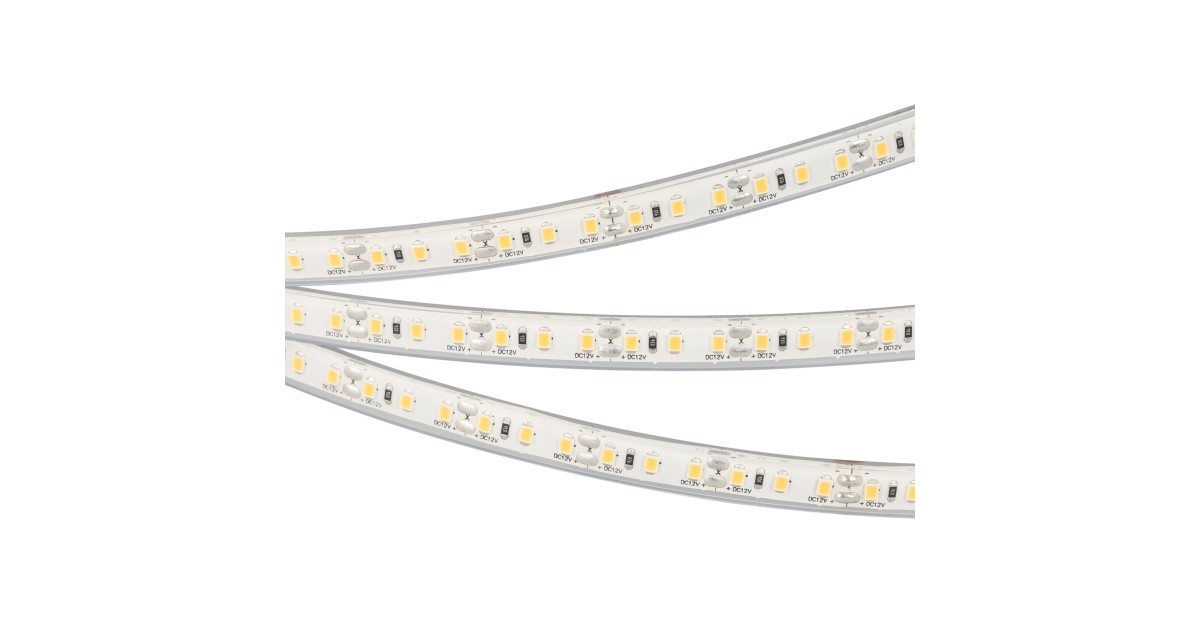 Купить Лента герметичная RTW-PU-A120-10.5mm 12V Day4000 (16.8 W/m, IP68, Wire 2m, 5m) 029597(3) Arlight оптом в Москве