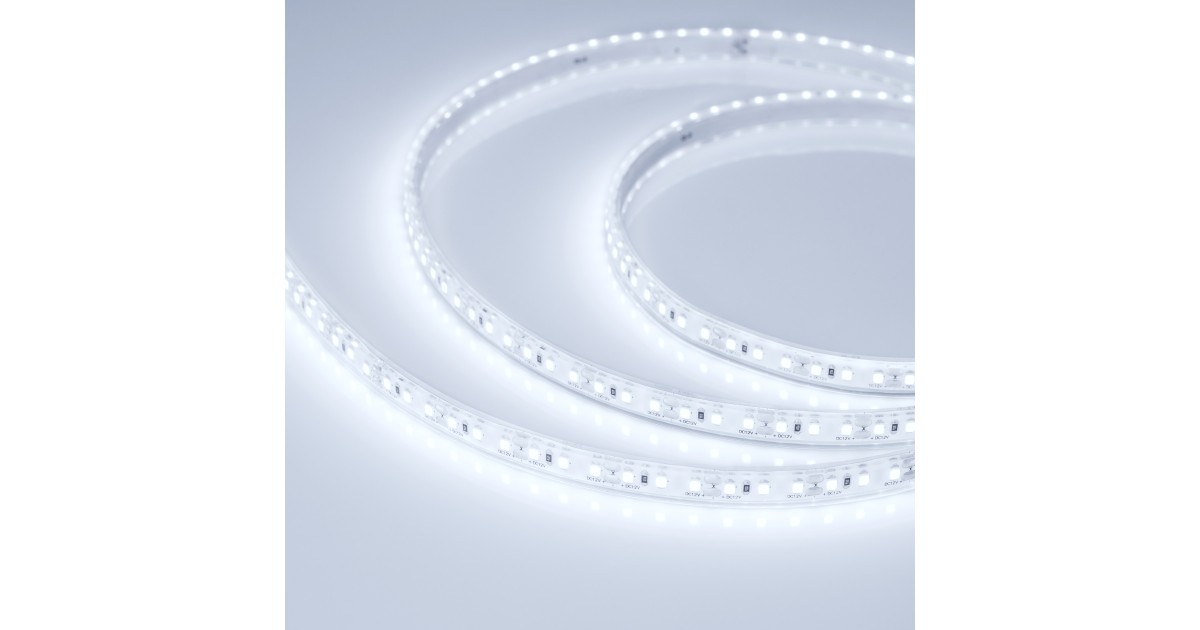 Купить Лента герметичная RTW-PU-A120-10.5mm 12V Cool 8K (16.8 W/m, IP68, Wire 2m, 5m) 029595(3) Arlight оптом в Москве