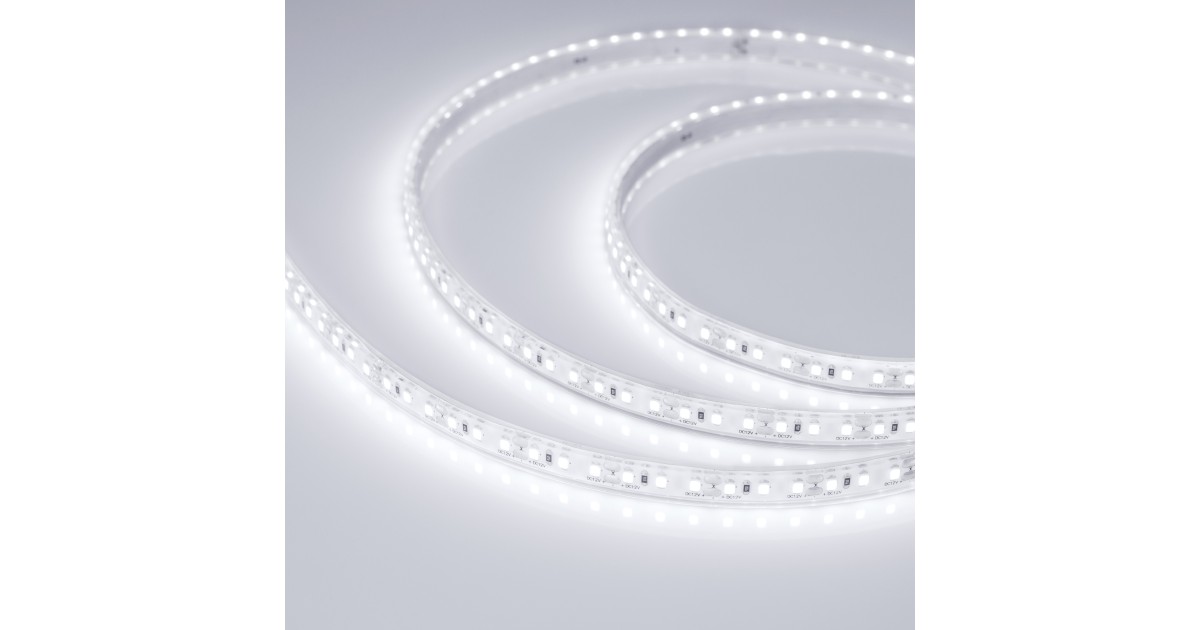 Купить Лента герметичная RTW-PU-A120-10.5mm 12V White6000 (16.8 W/m, IP68, Wire 2m, 5m) 029596(3) Arlight оптом в Москве