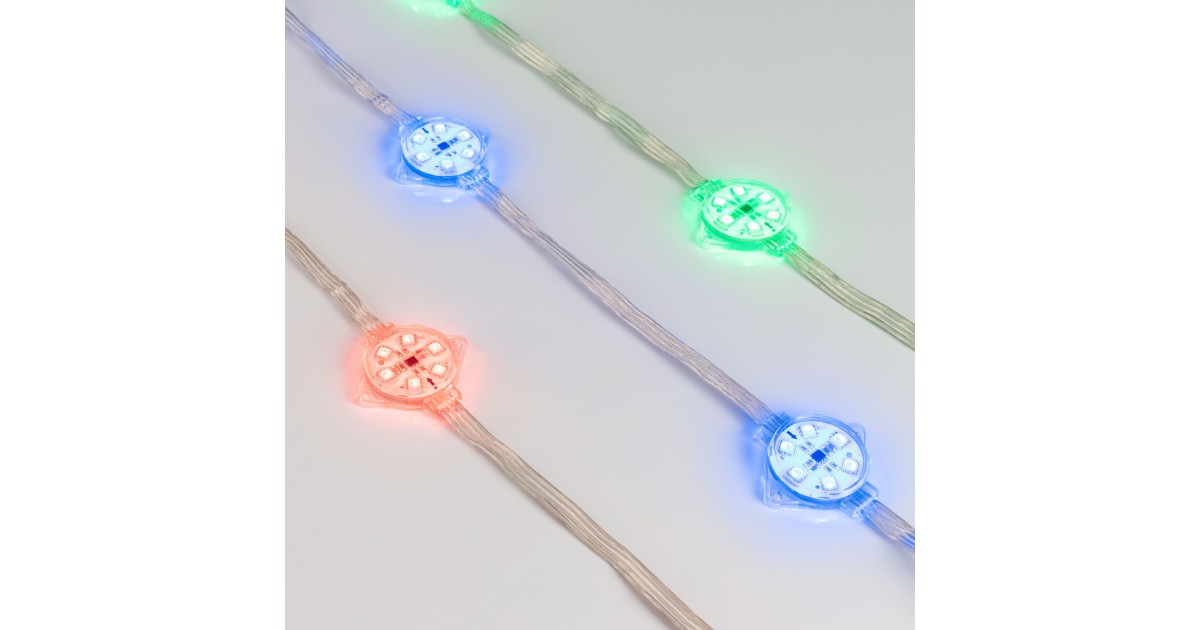 Купить Модуль управляемый VISOR-SPI-5060-6-24V RGB 120deg (D40x12mm, 1.5W, IP68) 029379 Arlight оптом в Москве