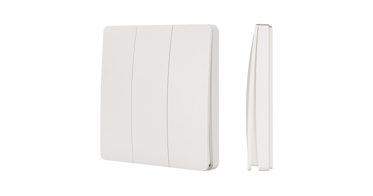 Купить INTELLIGENT ARLIGHT Панель TUYA-228-3-RF-SUF (kinetic, 433MHz) 033668 Arlight оптом в Москве