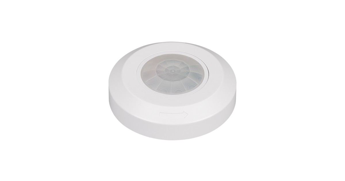Купить Датчик движения PRIME-PIR-SURFACE-R76-200W (230V, 0.87A, SLIM, IP20) 031845 Arlight оптом в Москве