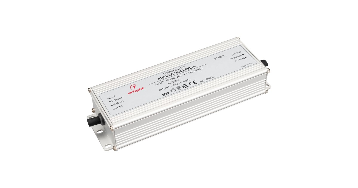 Купить Блок питания ARPV-LG24200-PFC-A (24V, 8.3A, 200W) 030019 Arlight оптом в Москве