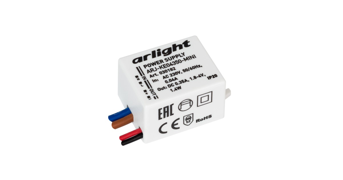 Купить Блок питания ARJ-KE04350-MINI (1.4W, 350mA) 030182 Arlight оптом в Москве