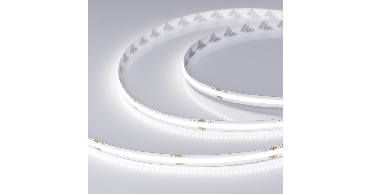 Купить Лента COB-X378-8mm 24V White6000 (11.5 W/m, IP20, CSP, 5m) 031885(2) Arlight оптом в Москве