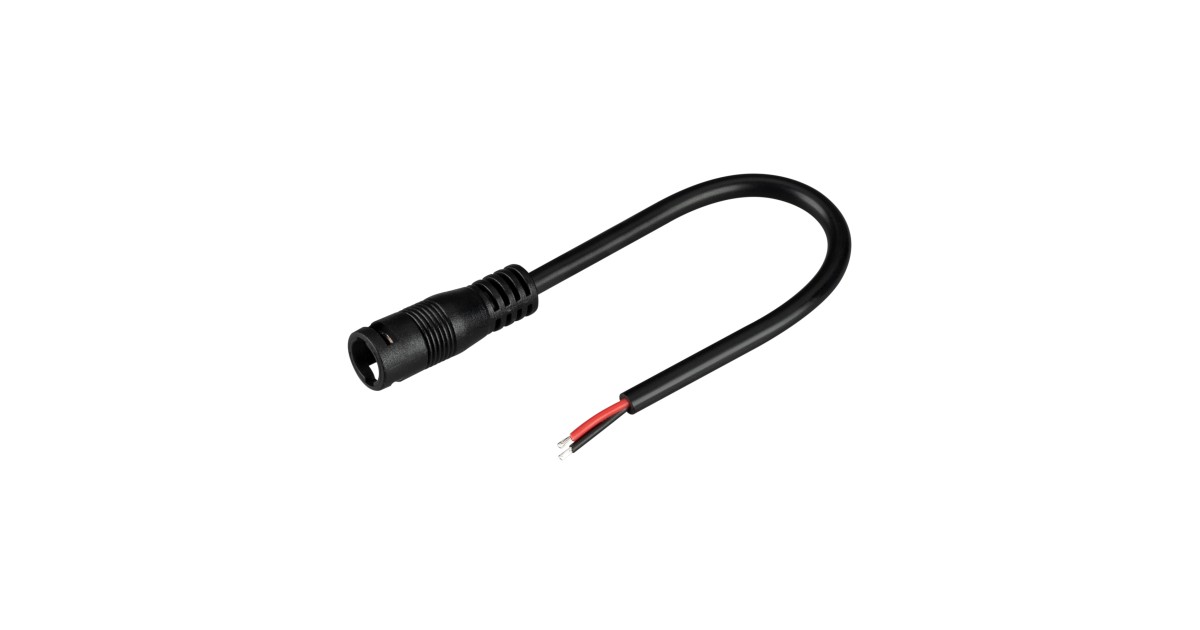 Купить Коннектор выводной DC-MONO-2PIN-L150-F (JACK 5.5, LOCK) 032854 Arlight оптом в Москве