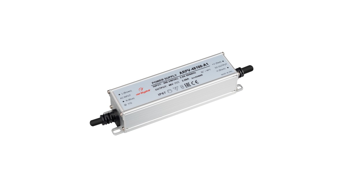 Купить Блок питания ARPV-48100-A1 (48V, 2.08A, 100W) 034685 Arlight оптом в Москве