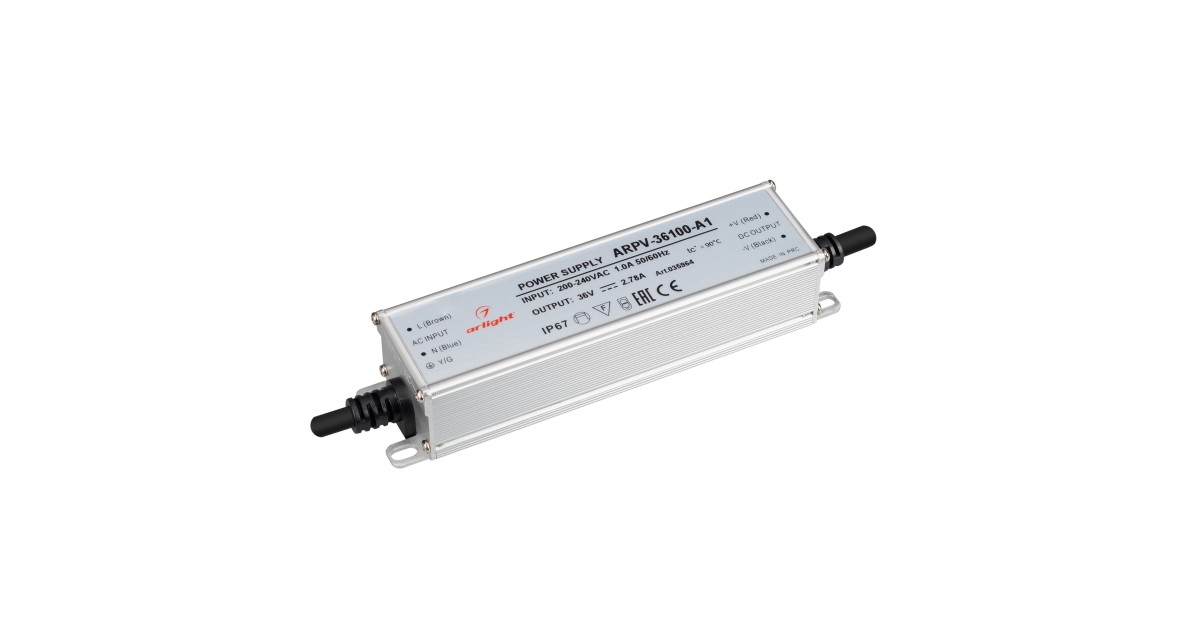Купить Блок питания ARPV-36100-A1 (36V, 2.78A, 100W) 035964 Arlight оптом в Москве