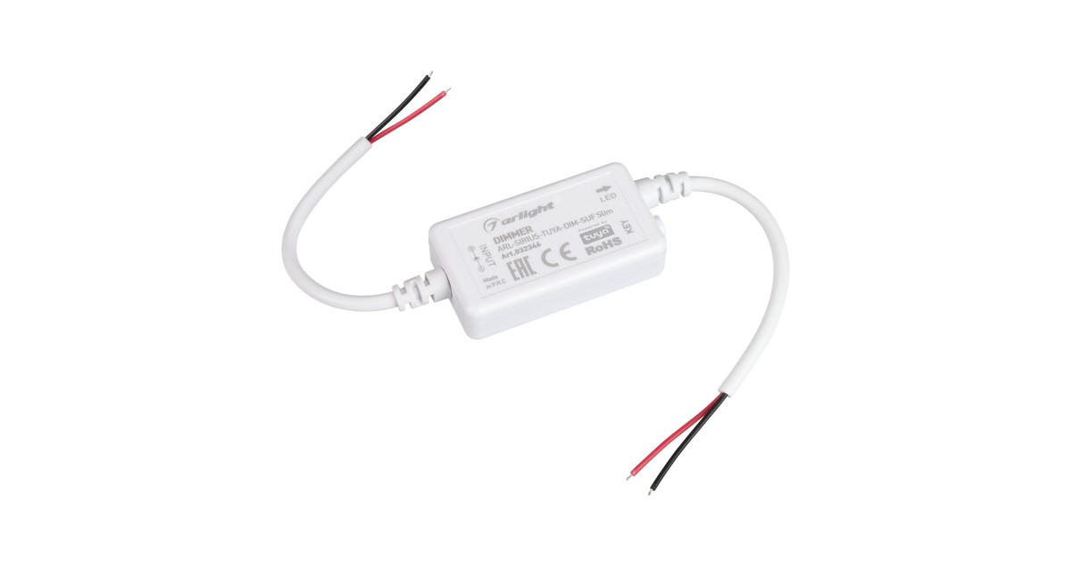 Купить Диммер ARL-SIRIUS-TUYA-DIM-SUF Slim (12-24V, 1x6A, 2.4G) 032346 Arlight оптом в Москве