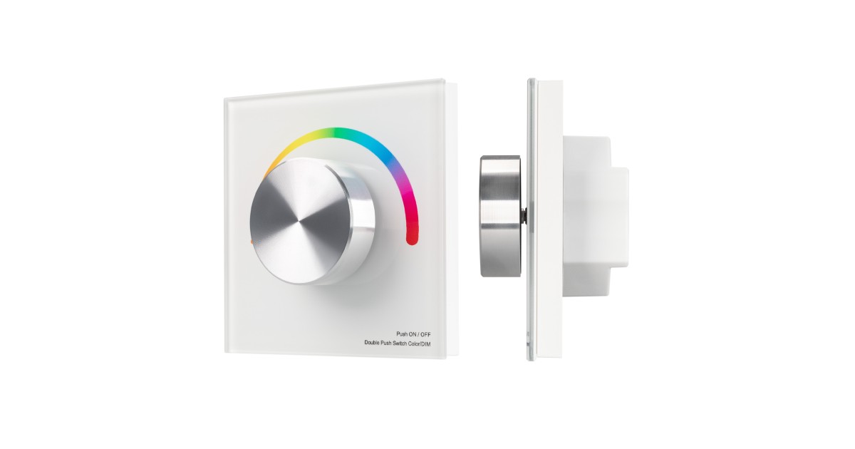 Купить Панель SMART-P5-RGB-G-IN White (3V, Rotary, 2.4G) 033756 Arlight оптом в Москве