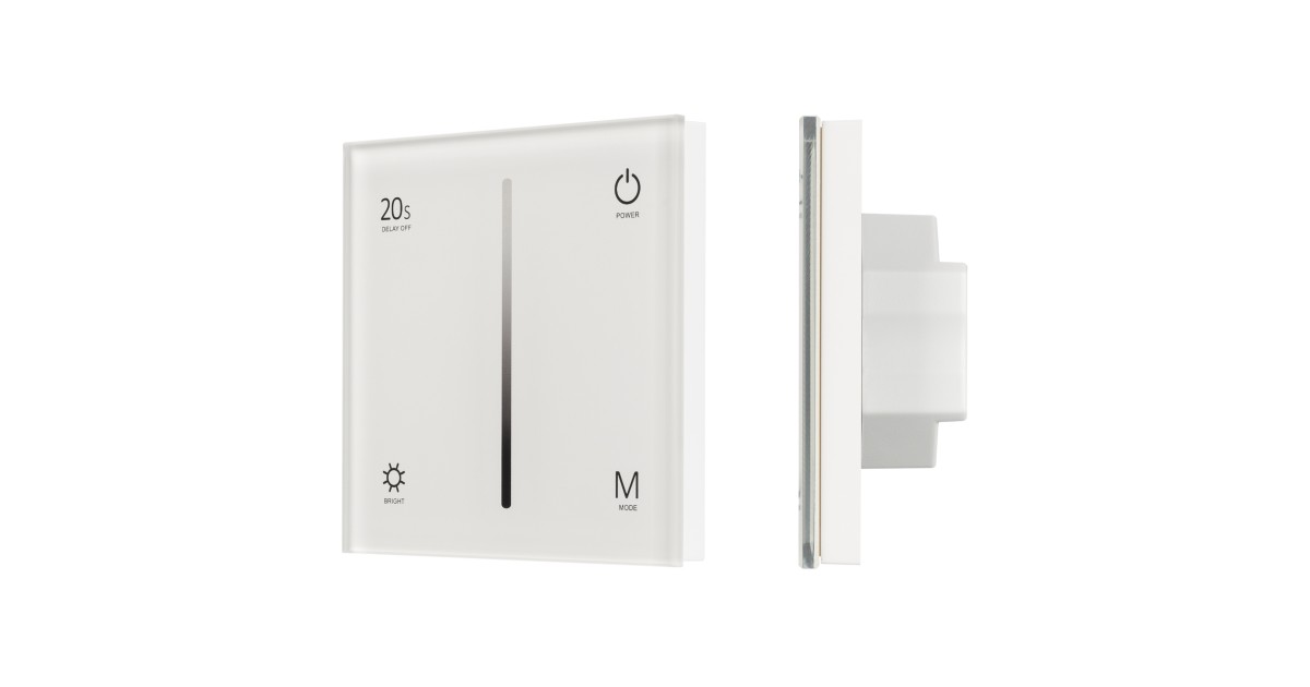 Купить Панель SMART-P6-DIM-G-IN White (12-24V, 4x3A, Sens, 2.4G) 034781 Arlight оптом в Москве