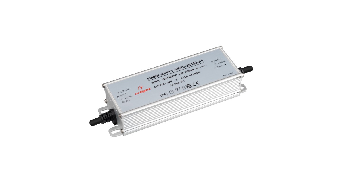 Купить Блок питания ARPV-36150-A1 (36V, 4.16A, 150W) 035965 Arlight оптом в Москве