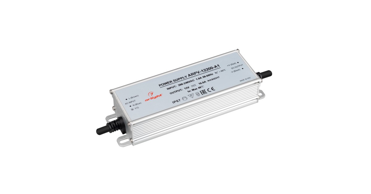 Купить Блок питания ARPV-12200-A1 (12V, 16.6A, 200W) 032317 Arlight оптом в Москве