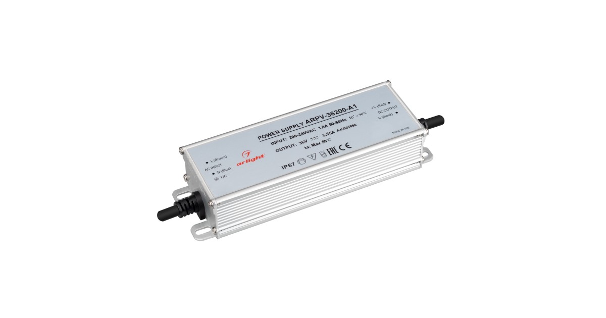 Купить Блок питания ARPV-36200-A1 (36V, 5.55A, 200W) 035966 Arlight оптом в Москве