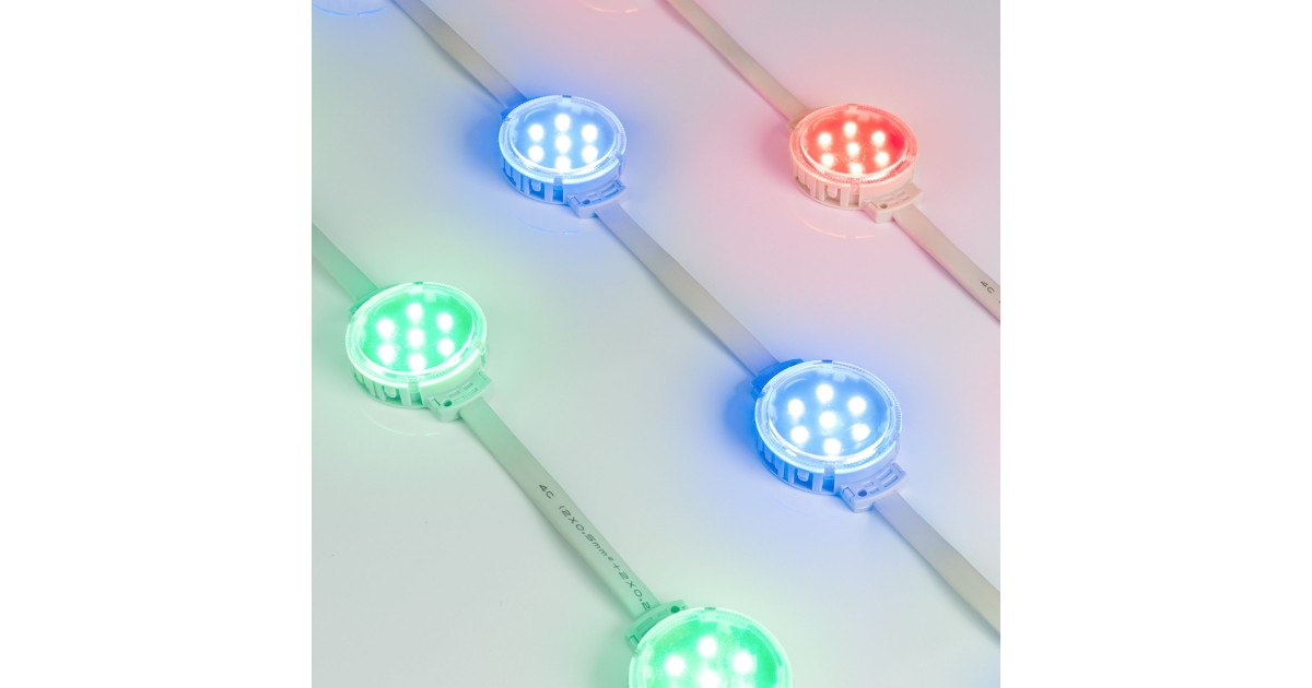 Купить Модуль управляемый SPI-F7-D50 24V RGB-RAM-Auto (1.25W, IP68, 120 deg) 036826 Arlight оптом в Москве