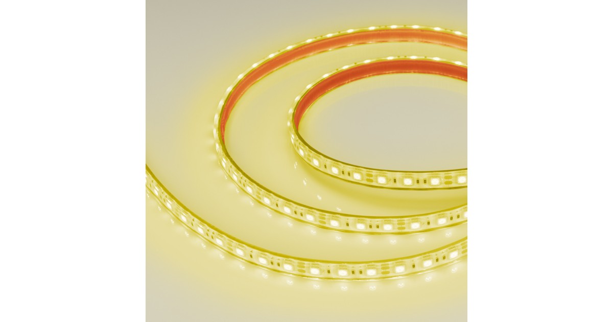 Купить Лента герметичная RTW-PFS-B60-13mm 12V Yellow (14.4 W/m, IP68, 5060, 5m) 036291 Arlight оптом в Москве