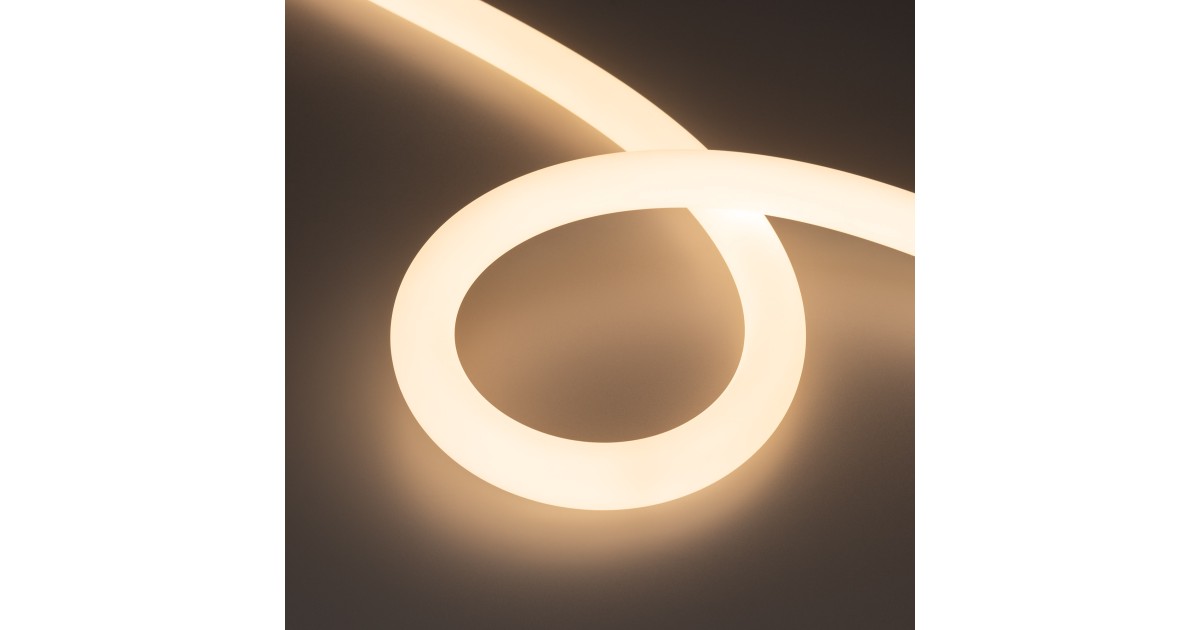 Купить Лента герметичная MOONLIGHT-TOP-A336-D25mm 48V Warm3000 360deg (12.5 W/m, IP65, 2835, 20m, wire x1) 037562 Arlight оптом в Москве