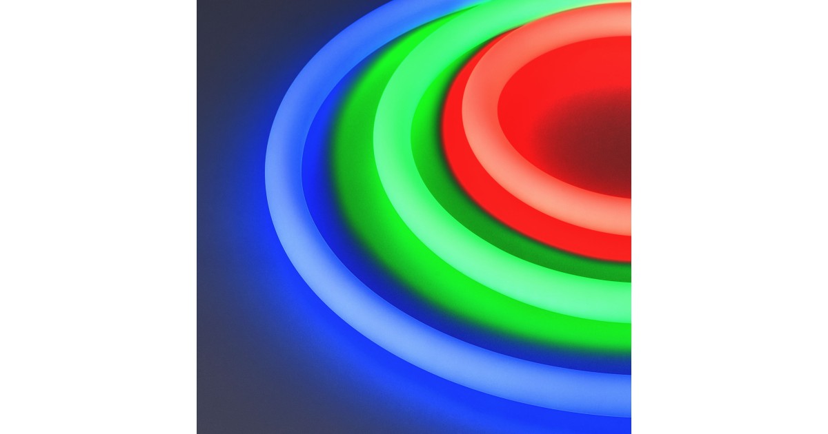 Купить Лента герметичная MOONLIGHT-TOP-G280-D18mm 24V RGB 360deg (13 W/m, IP65, 3838, 5m, wire x1) 038762 Arlight оптом в Москве