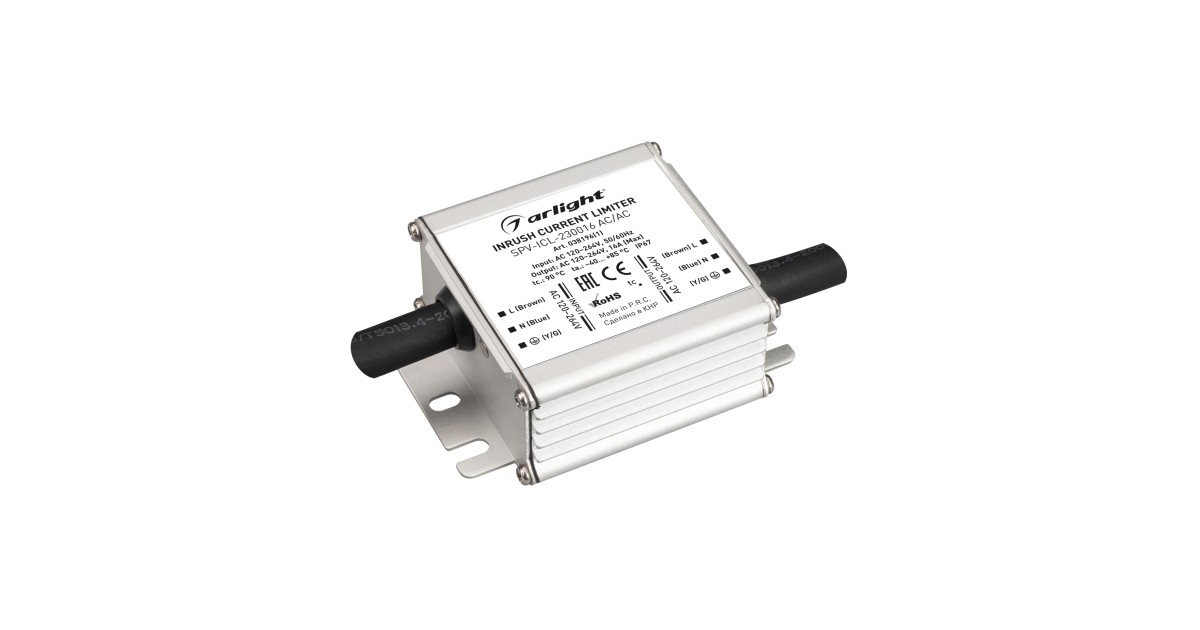 Купить Ограничитель пускового тока SPV-ICL-230016 AC/AC (120-264V, 16A) 038196(1) Arlight оптом в Москве