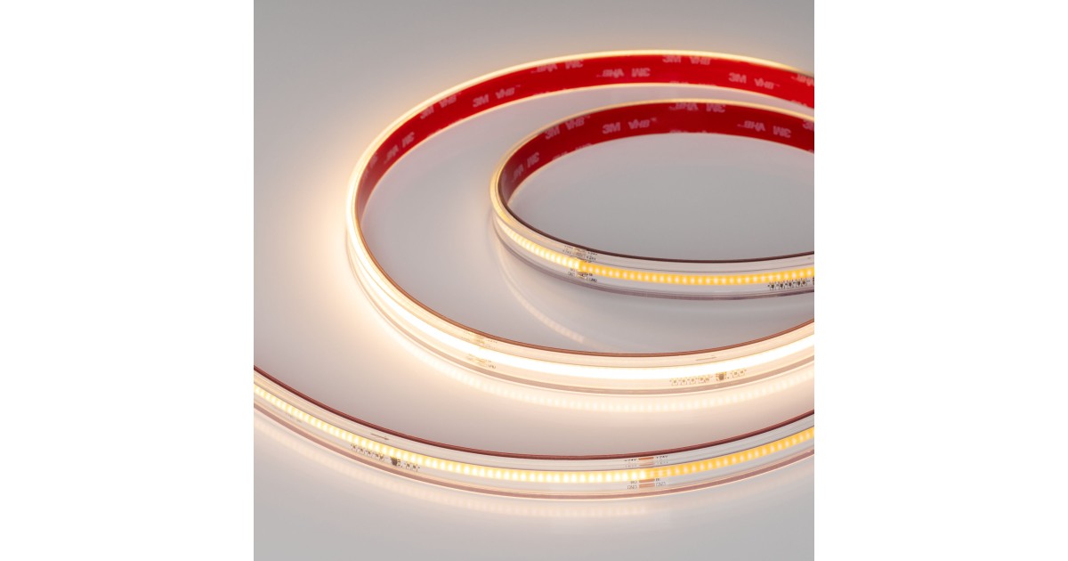 Купить Лента герметичная SPI-COB-PS-X378-14mm 24V Warm2700-PX63-BPT (7 W/m, IP67, 5m) 041743 Arlight оптом в Москве