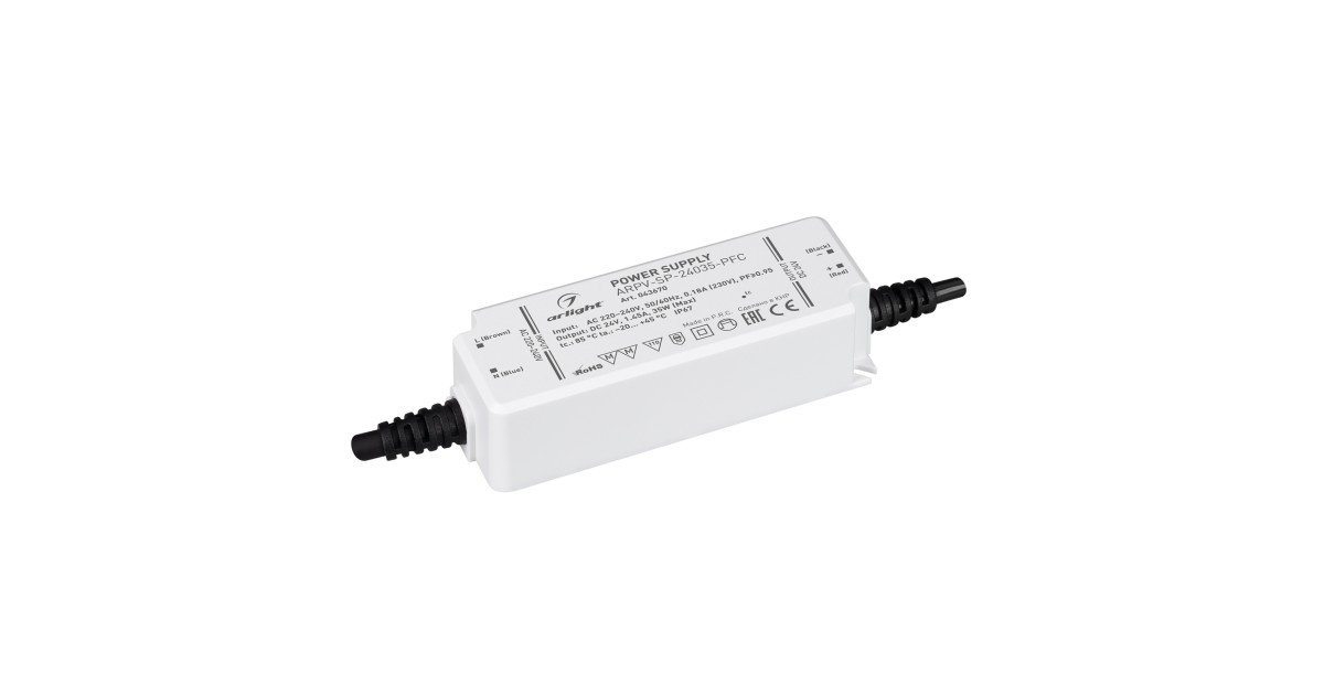Купить Блок питания ARPV-SP-24035-PFC (24V, 1.45A, 35W) 043670 Arlight оптом в Москве