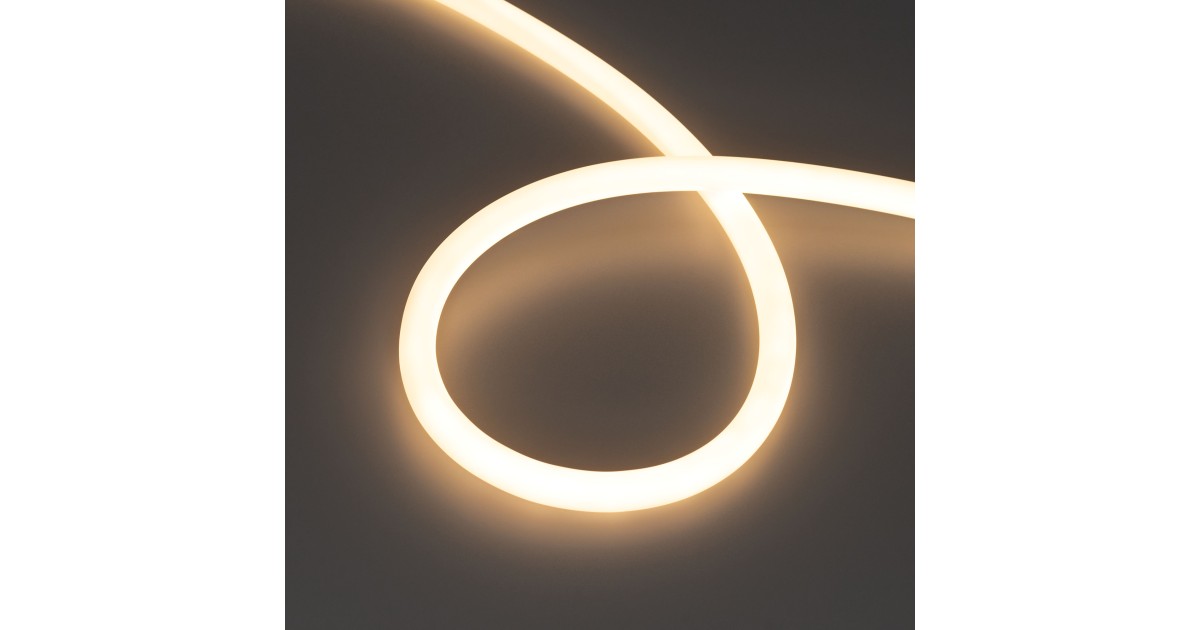 Купить Лента герметичная MOONLIGHT-TOP-S-M560-D13mm 24V Warm3000 (13 W/m, IP65, 5m, wire x1, трос) 043816 Arlight оптом в Москве