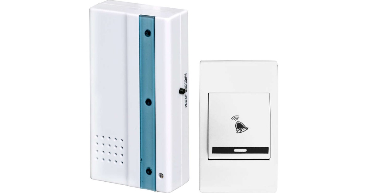 Купить Звонок беспроводной Адажио 32 мел. 100м 2АААх1.5В АЖ-01Б Тритон оптом в Москве