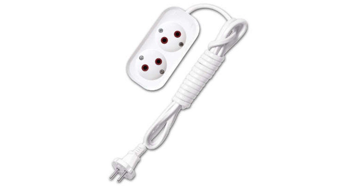 Купить Удлинитель 2х2м без заземл. 6А IP20 У6-011 ШВВП 2х0.75 9631911 UNIVersal оптом в Москве