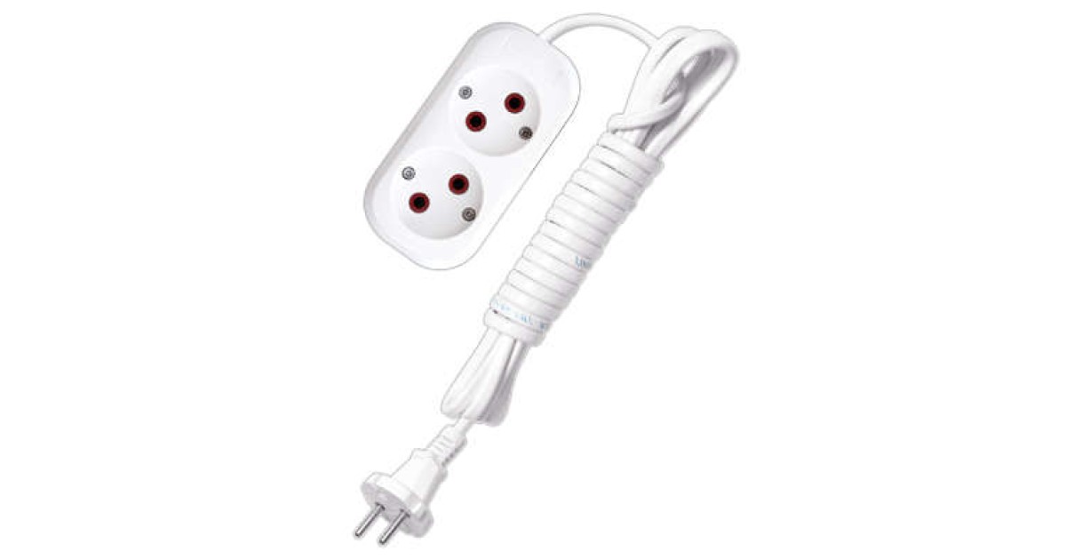 Купить Удлинитель 2х3м без заземл. 6А IP20 У6-011 ШВВП 2х0.75 9631912 UNIVersal оптом в Москве