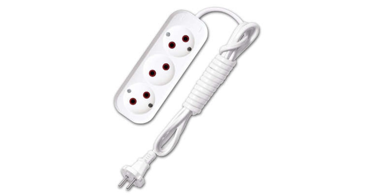 Купить Удлинитель 3х2м без заземл. 6А IP20 У6-639 ШВВП 2х0.75 9631932 UNIVersal оптом в Москве