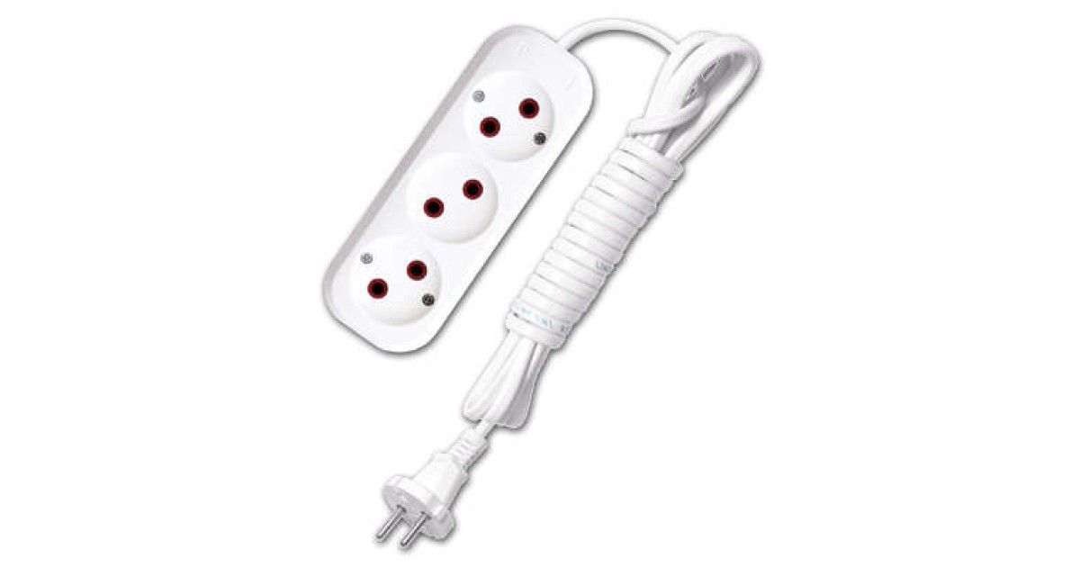 Купить Удлинитель 3х3м без заземл. 6А IP20 У6-639 ШВВП 2х0.75 9631933 UNIVersal оптом в Москве