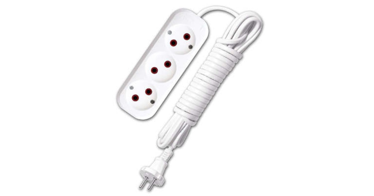 Купить Удлинитель 3х5м без заземл. 6А IP20 У6-639 ШВВП 2х0.75 9631934 UNIVersal оптом в Москве