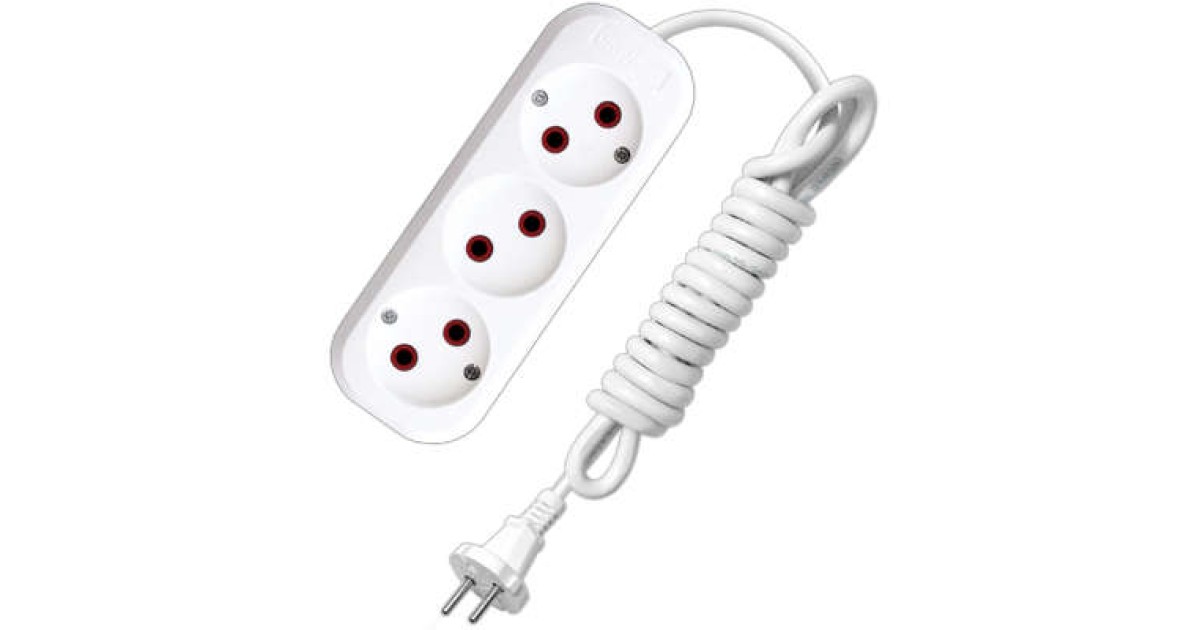 Купить Удлинитель 3х5м без заземл. 6А IP20 У6-639М ПВС 2х0.75 639М-05 UNIVersal оптом в Москве