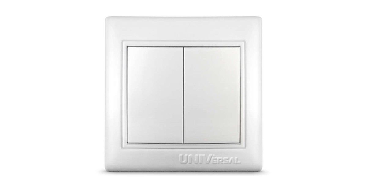 Купить Выключатель 2-кл. СП Севиль 10А IP20 бел. С0023 UNIVersal оптом в Москве