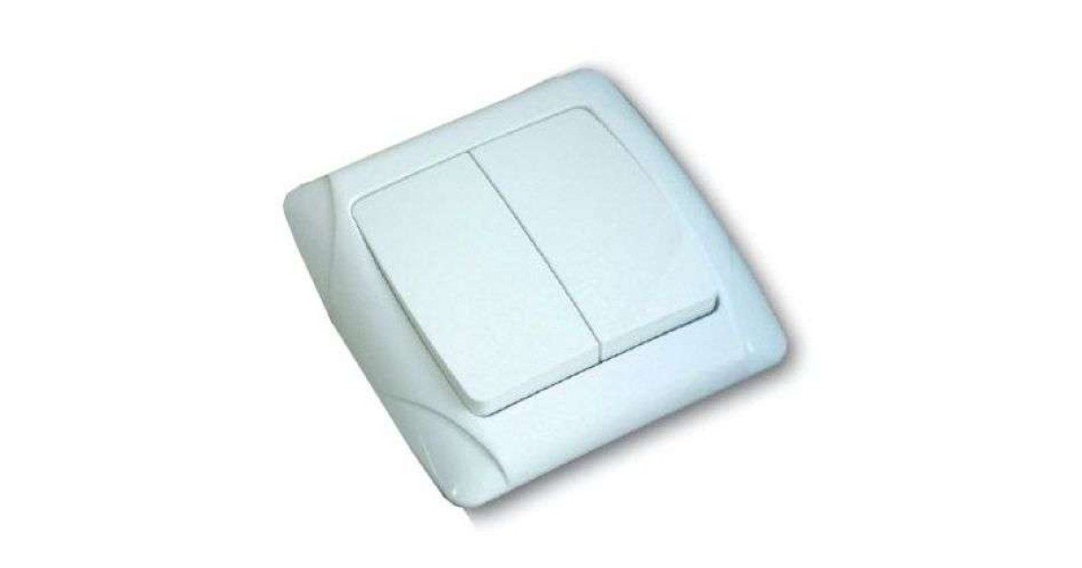 Купить Выключатель 2-кл. СП Маргарита 10А IP20 бел. М0023 UNIVersal оптом в Москве