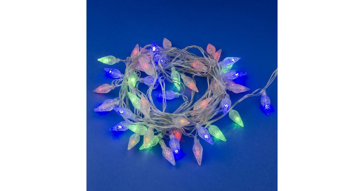 Купить Гирлянда LED "Шишки-1" ULD-S0500-050/DTA MULTI IP20 PINE CONES-1 5м 50 диодов разноцвет. свет провод прозр. Uniel UL-00007194 Uniel оптом в Москве