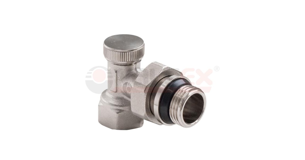 Купить Клапан для радиаторов настроечный угловой 3/4дюйм (80/10) К VF.019.N.05 VALFEX оптом в Москве