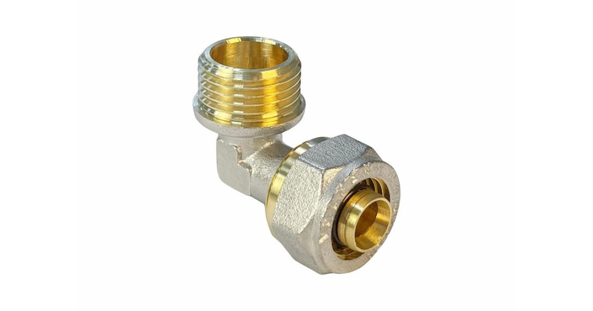 Купить Угольник обжимной с переходом на НР 20х3/4дюйм (160/10) К VALFEX VF.353.N.020034 VALFEX оптом в Москве